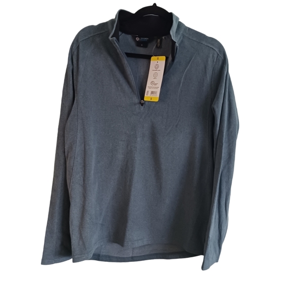 Outdoor Mens Jacket Size Small, Fleece, Fall, Winter, Hiking Gray Fall - Picture 1 of 4